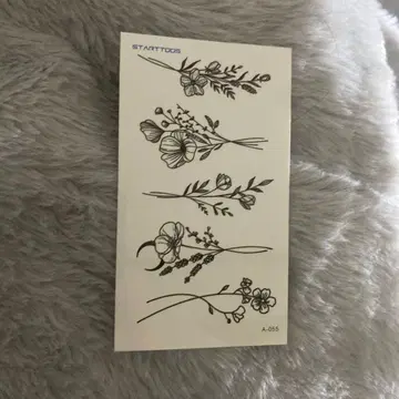 꽃무늬 타투 씰 A-055