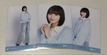 노기자카46 브로마이드 엔도 사쿠라 카라 부착 코디 3종 컴프