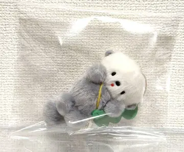 니코야마 포케 푸카푸카 락코 콤부 미니백 봉제 인형 그레이