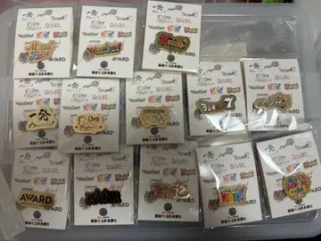 간사이 칠색 남자 대축제 역대 투어 로고 핀 배지 세트