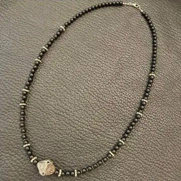 발리 비즈 오닉스 비즈 목걸이