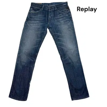 [ 새상품급 ] REPLAY 리플레이 데님 테이퍼드 32/32