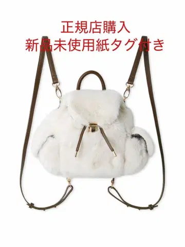 LILYBROWN 릴리 브라운 2way 에코 퍼 백팩 백팩