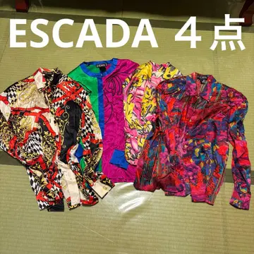 4세트 ESCADA 에스카다 실크 블라우스