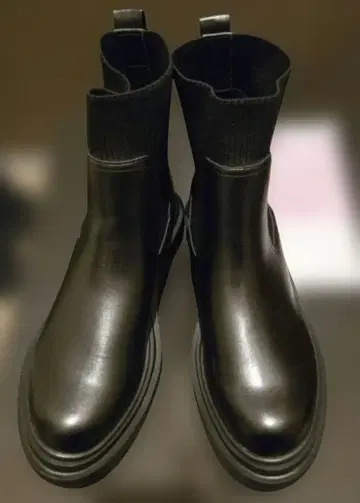 리브 니트 삭스 부츠 GU L 사이즈