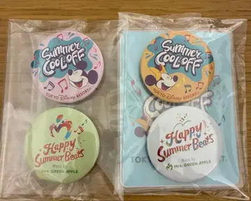 디즈니 서머쿨오프 캔뱃지 세트
