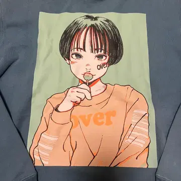 오버프린트 후드티 사이즈 L 코토츠미