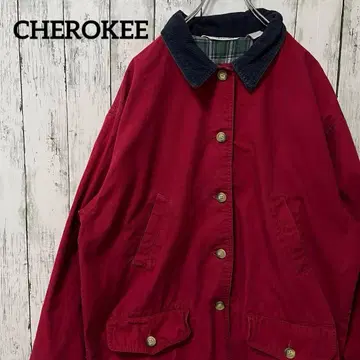 C2762 CHEROKEE 헌팅 자켓 옷깃 코듀로이