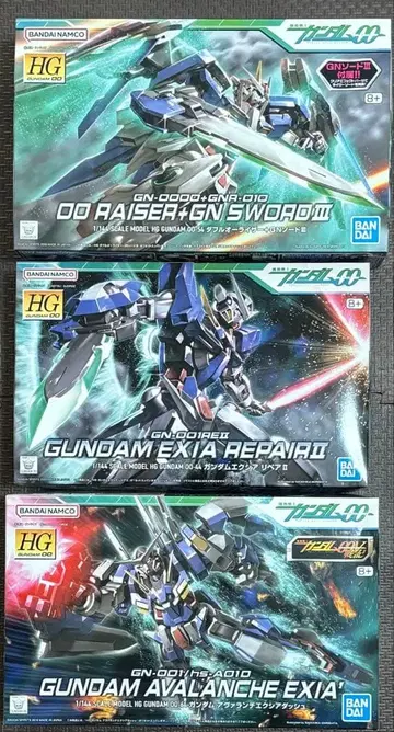 HG 더블오 라이저 건담 엑시아 리페어 II 아발란체 엑시아