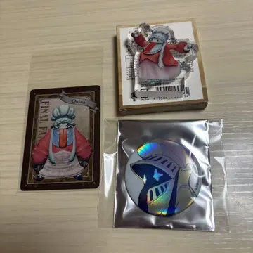 FF9 전시회 유라쿠초 마루이 메탈 카드 캔뱃지 미니 아크릴 피규어