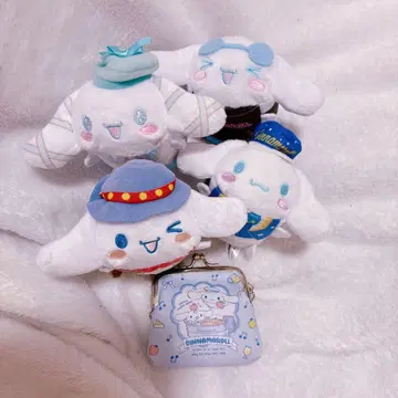 산리오 시나모롤 뽀떼코로 마스코트 봉제 인형 츠무츠무