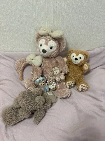 더피 봉제 인형 장갑 미니 봉제 인형 세트