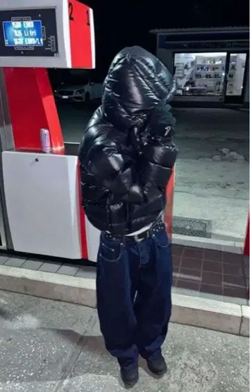 archive 후디 퍼퍼 자켓 opium core 해외 스트릿