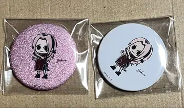 NARUTO 스타 사쿠라 캔뱃지 글리터 레어