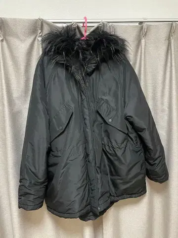 H&M 블랙 모즈 코트 L 사이즈