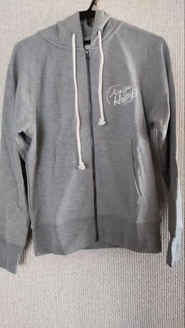 아라시 Are You Happy? 후드티 그레이 굿즈