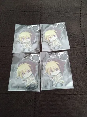 유희왕 ZEXAL 애니메이트 카페 아크릴 키링 IV 4개 세트