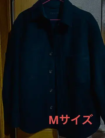 유니클로 울 블렌드 오버 사이즈 셔츠 자켓 M