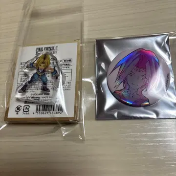 FF9 전시회 유라쿠초 마루이 캔뱃지 미니 아크릴 피규어 지탄 2점