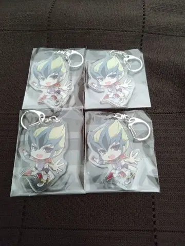 유희왕 ZEXAL 애니메이트 카페 아크릴 키링 아마기 카이토 4개 세트