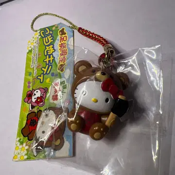 지역 한정 키티 아시가라 한정 3cm 긴타로 스트랩