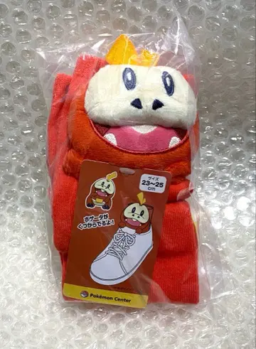 포켓몬 센터 마스코트 포함 미들 양말 뜨아거 (23-25cm)