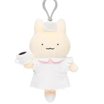 화이트 타이거와 블랙 카페 여우 마스코트 미개봉 새상품