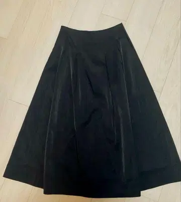 최종 가격 Spick and Span 새틴 턱 스커트 38 블랙