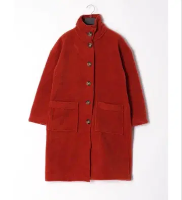 MODE FOURRURE 벽돌 코트