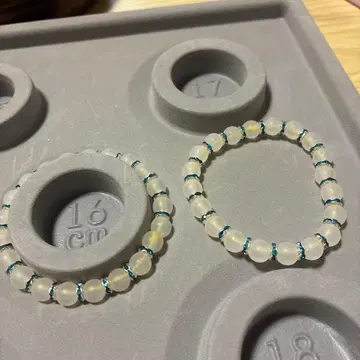 심플한 비즈 팔찌 16cm