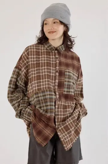 로데오 크라운 체크 셔츠