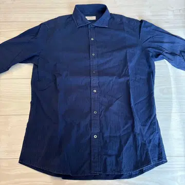 캘빈 클라인 네이비 긴팔 셔츠