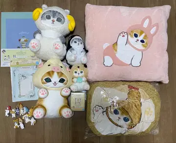 모프 샌드 봉제 인형 쿠션 가챠 세트