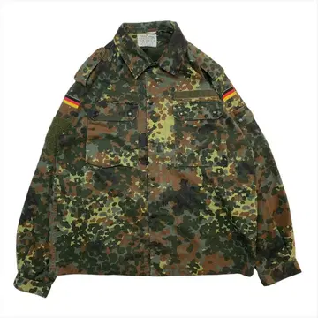 90s 독일군 프렉타른 카모플라쥬 자켓 밀리터리 구제 의류 남성용 F