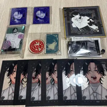 극락가 밤 아크릴 배지 마그넷 미니 색지 아크릴 스탠드 키링