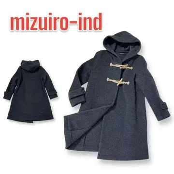 미즈이로 인드 mizuiro ind 더플 코트 그레이 가을/겨울 새상품급