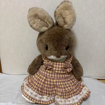 쇼와 레트로 선애로우 1984 토끼 럭키 L 사이즈 봉제 인형