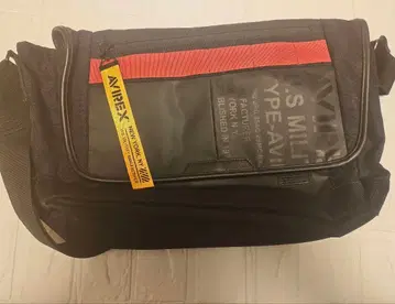 AVIREX (아비렉스) 메신저 백 AVX592 네이비 레드