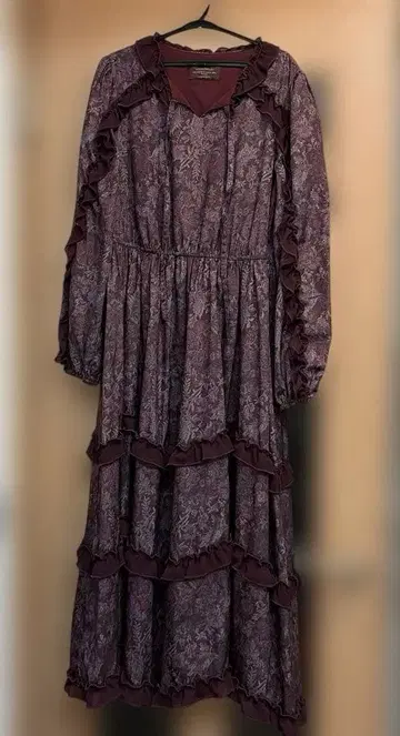 액시즈 노스탤지 고블랑풍 꽃무늬 원피스