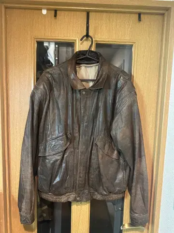빈티지 브라운 가죽 자켓
