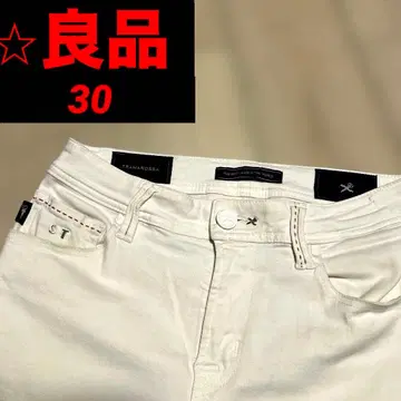 고품질 초레어 트라마로사 ST 30 청바지 데님 화이트 워시