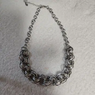 실버 체인 링크 목걸이
