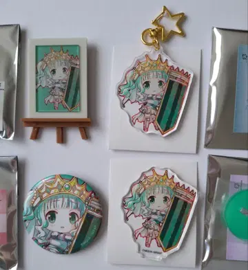 후타바 사나 마기아 레코드 키링 아크릴 스탠드 캔뱃지 마기레코