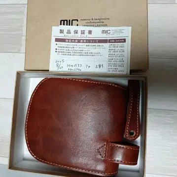 mic 미크 지갑 미사용 보증서 포함