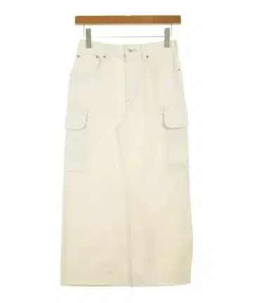 le coeur blanc 롱 맥시 길이 스커트 여성용