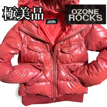 [ 컨디션 최상 ] OZONE ROCKS 레드 다운 자켓