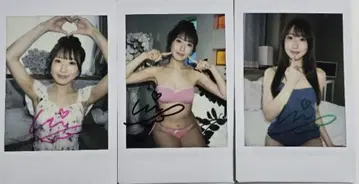 텐진 하오이 사인 포함 폴라로이드 세트