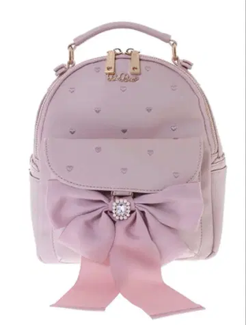 LIZLISA 리즈리사 리본 포함 핑크 백팩 백팩 완판