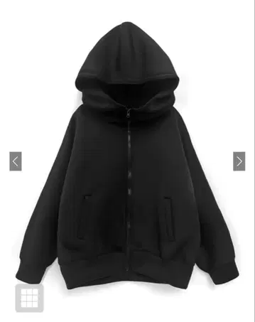 블랙 오버 사이즈 후드티