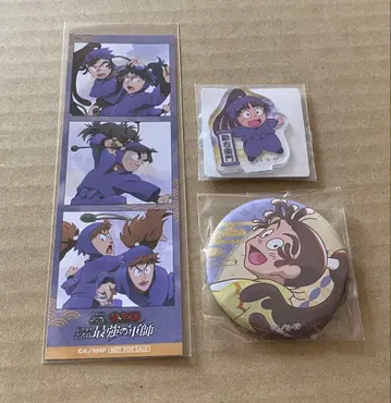 닌타마 란타로 오하마 칸에몬 빈티지 캔뱃지 아크릴 미니 롱 사진